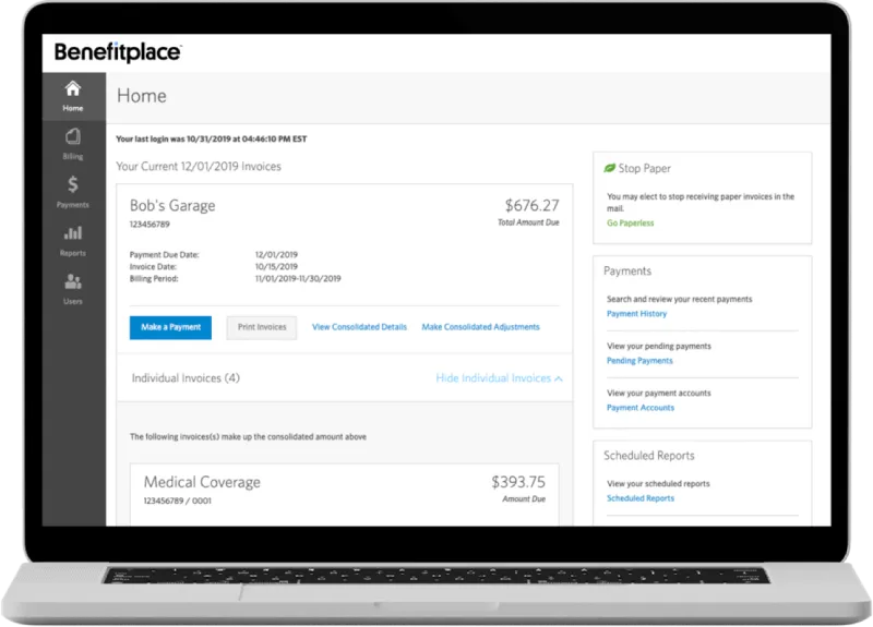 Benefitplace screenshot